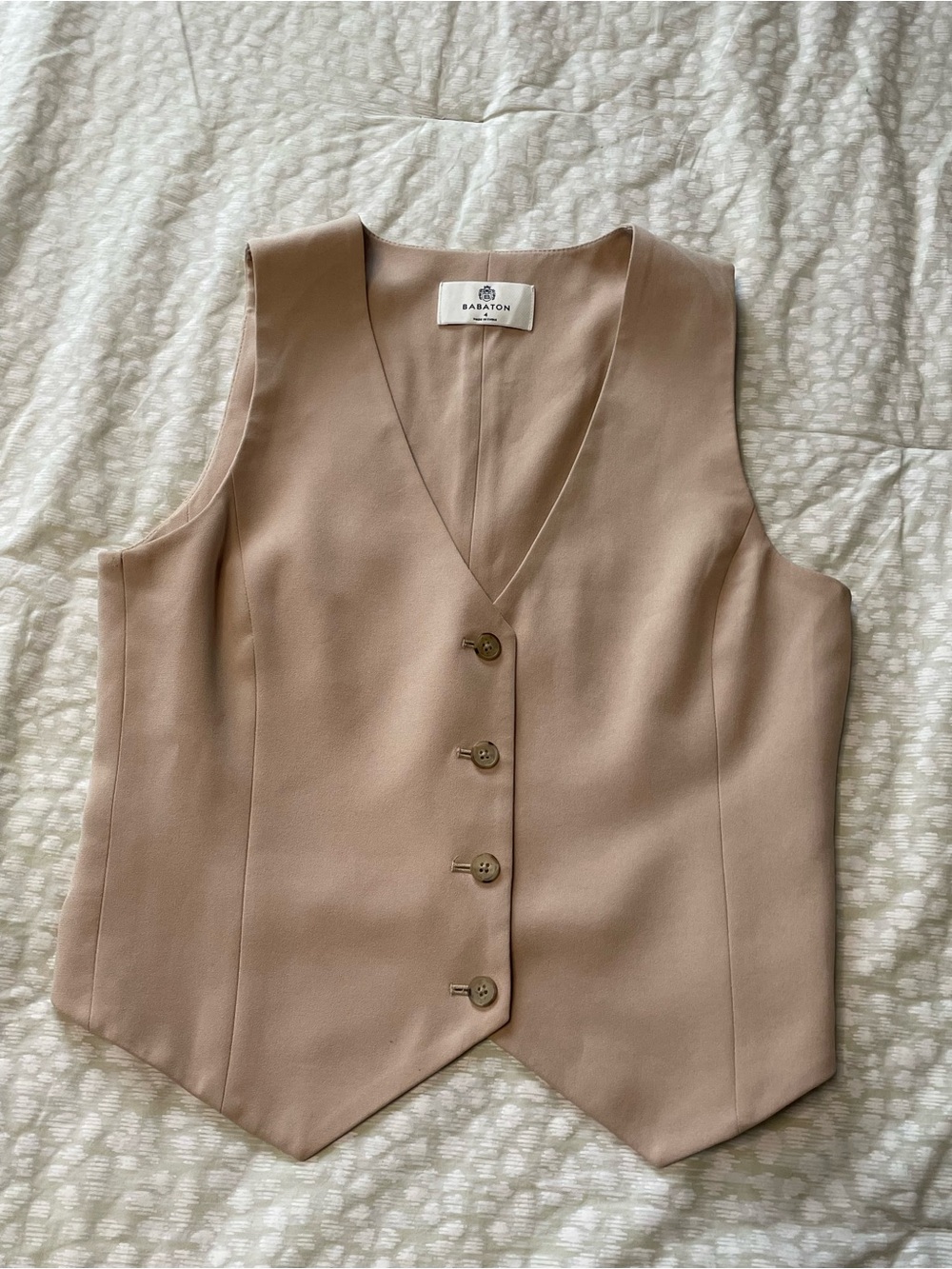 Babaton Tan Deniro Vest